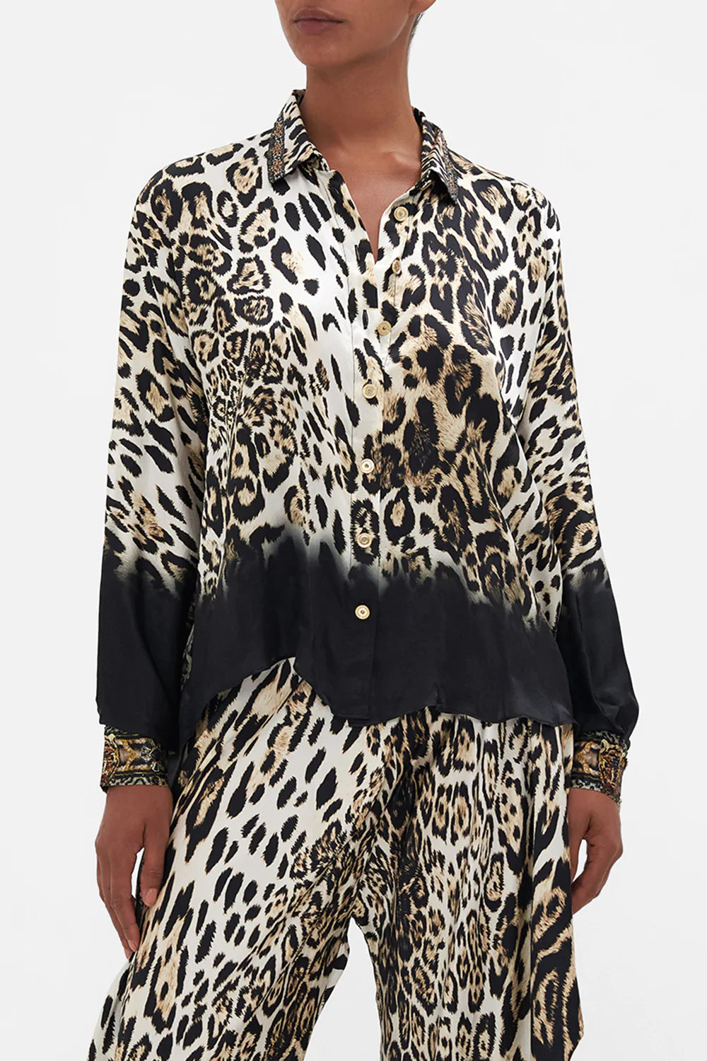 CURVED HEM SHIRT COOL FOR CATS