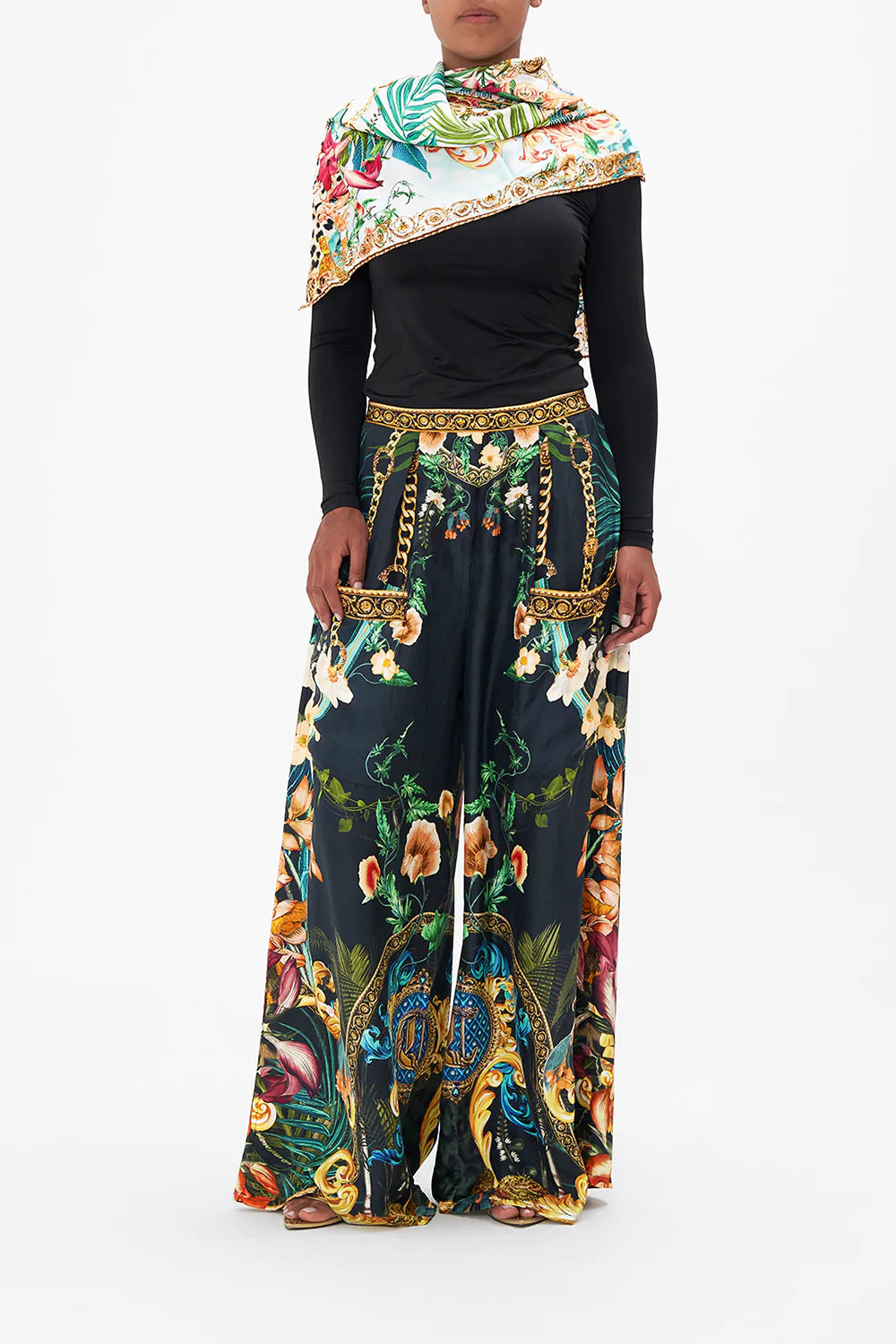 WIDE LEG TROUSER WITH FRONT POCKETS FEARLESS FELIS