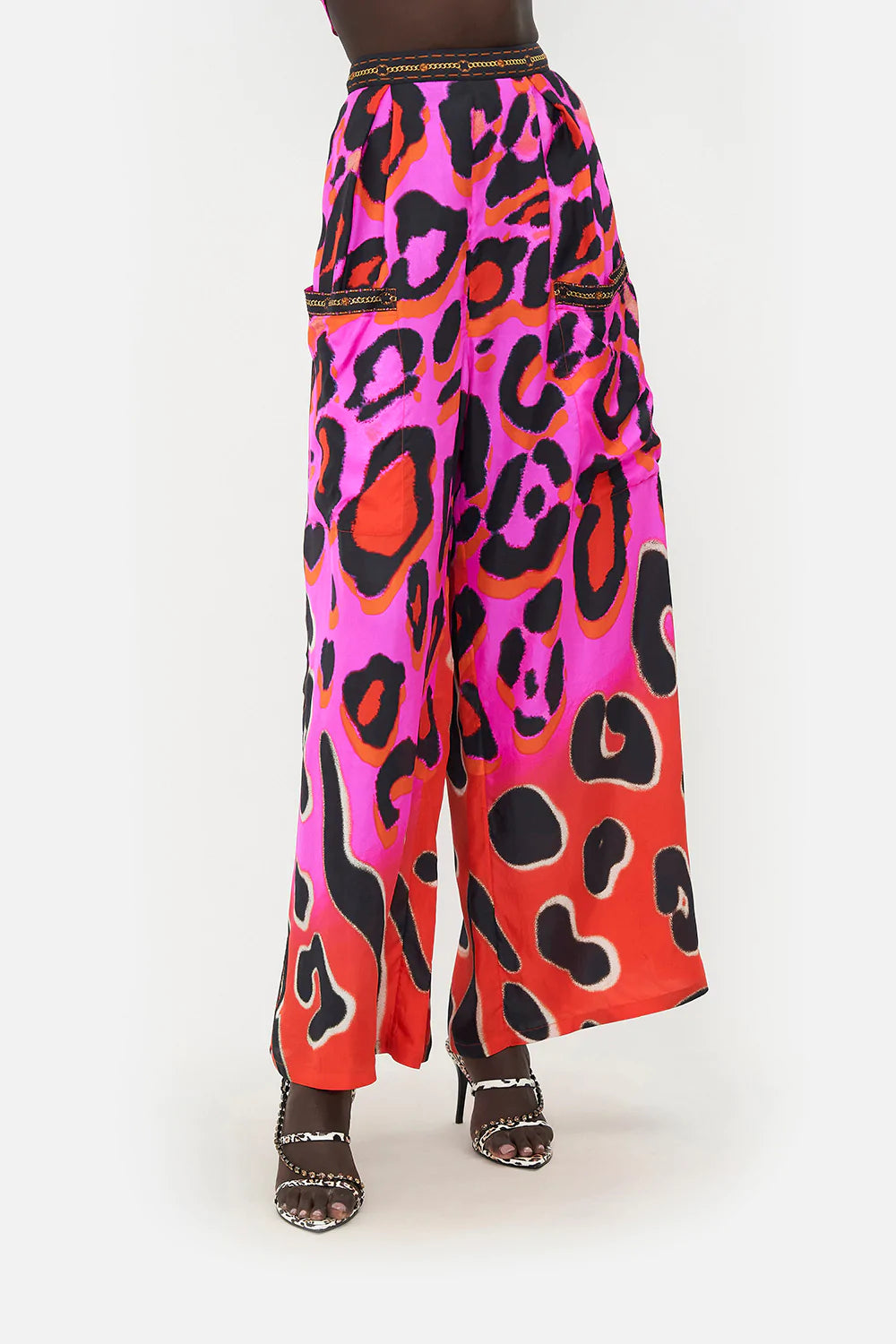 WIDE LEG TROUSER WITH FRONT POCKETS ALWAYS CHANGE YOUR SPOTS