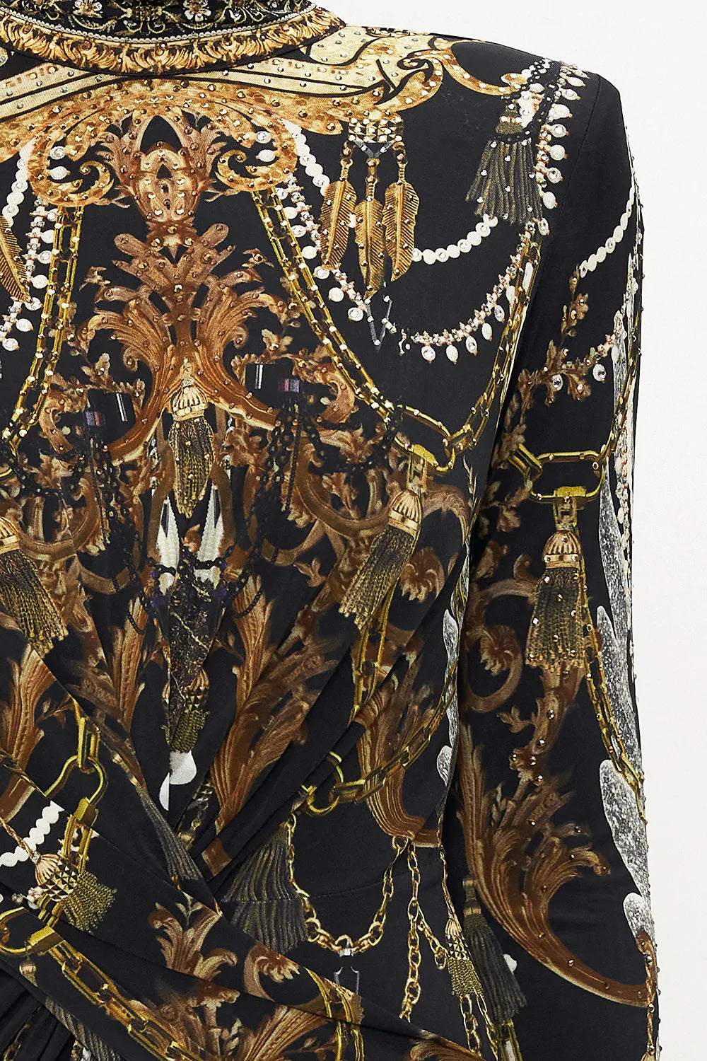 CROSS FRONT MINI DRESS RAVIN RAVEN