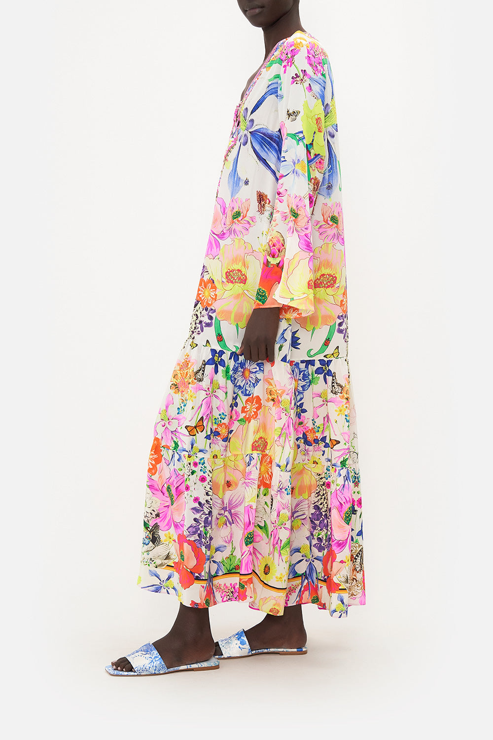 LACE UP DRESS WITH TIERED HEM FAIRY GANG