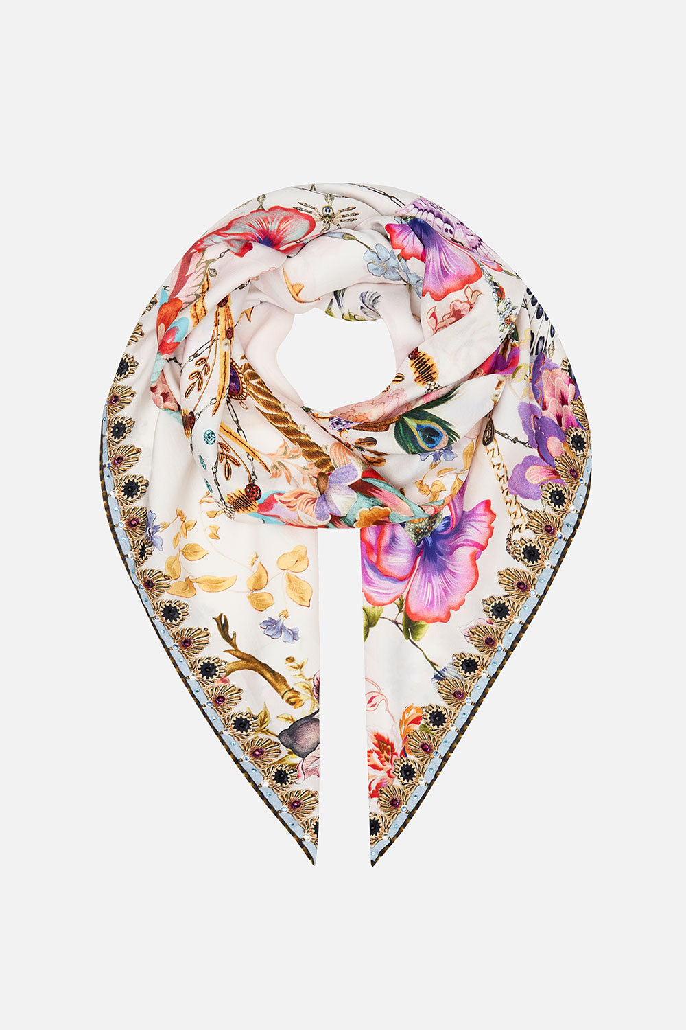 LARGE SQUARE SCARF SPIDER GIRL