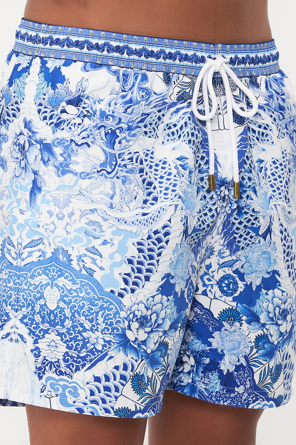 ELASTIC WAIST BOARDSHORT HEART OF A DRAGON