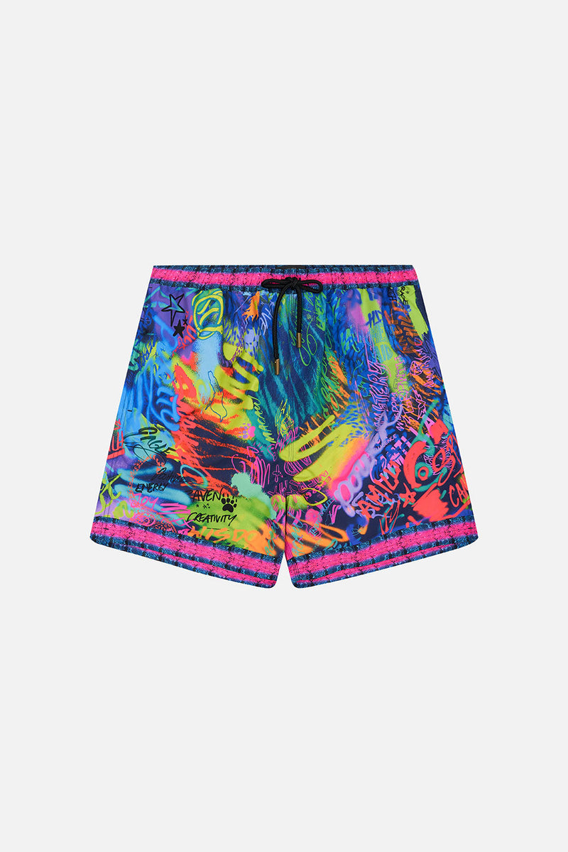 ELASTIC WAIST BOARDSHORT MATERNAL INSTINCT