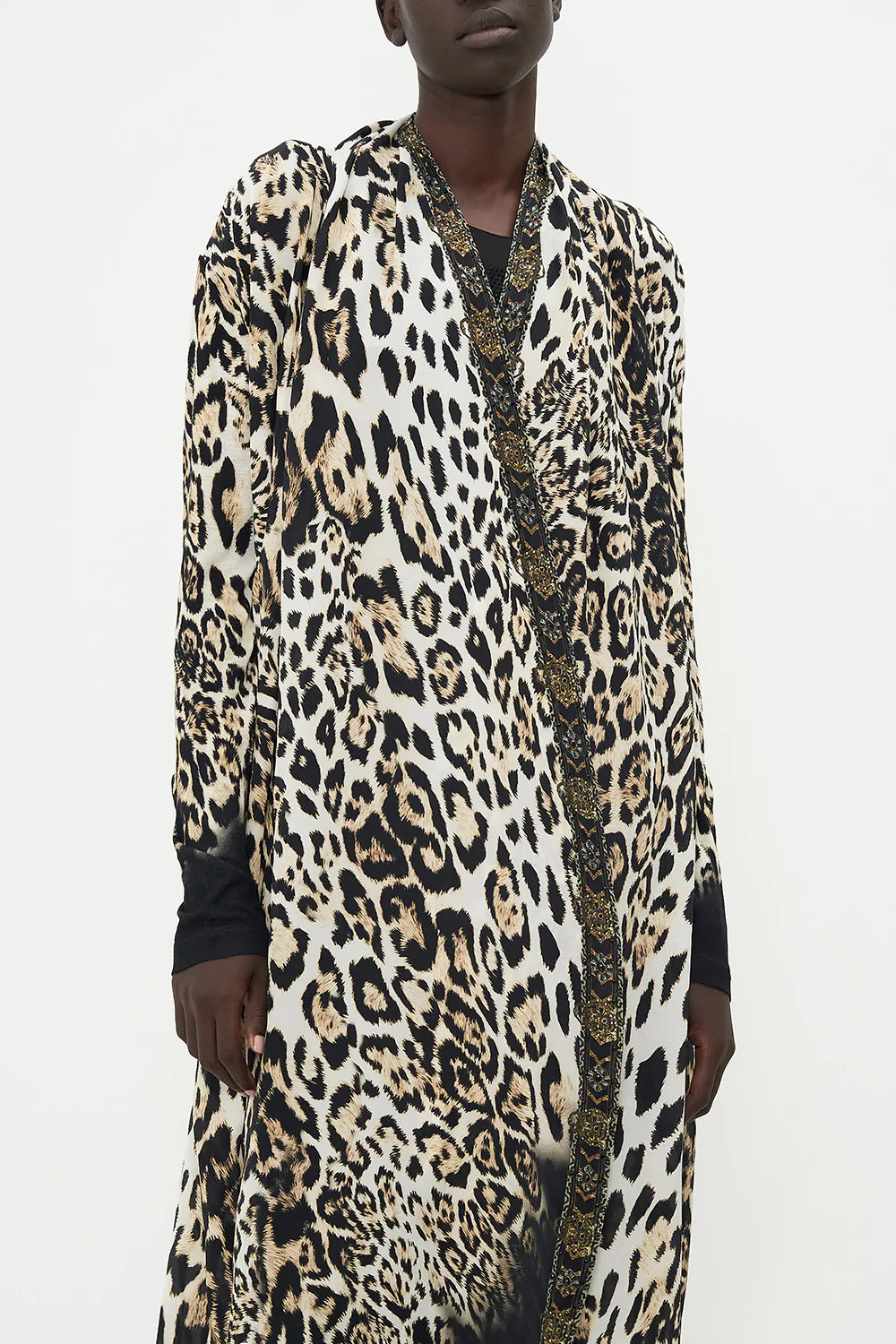 LONG CASUAL JACKET WITH POCKETS COOL FOR CATS