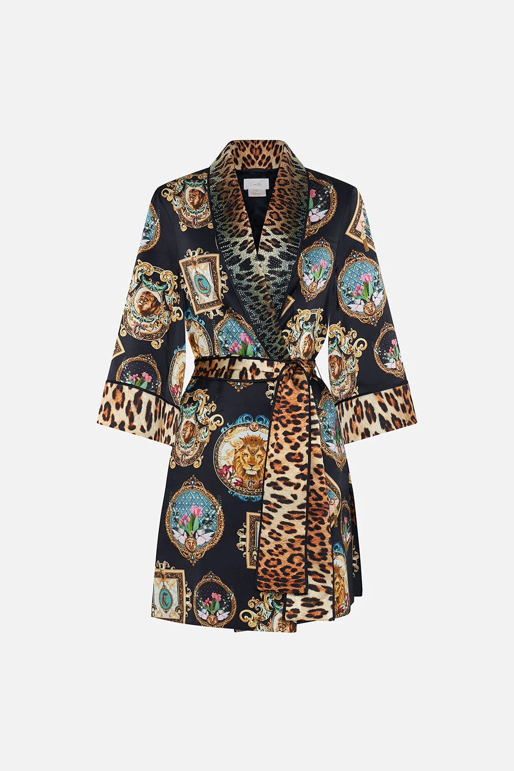 ROLL COLLAR PAJAMA JACKET FEARLESS FELIS