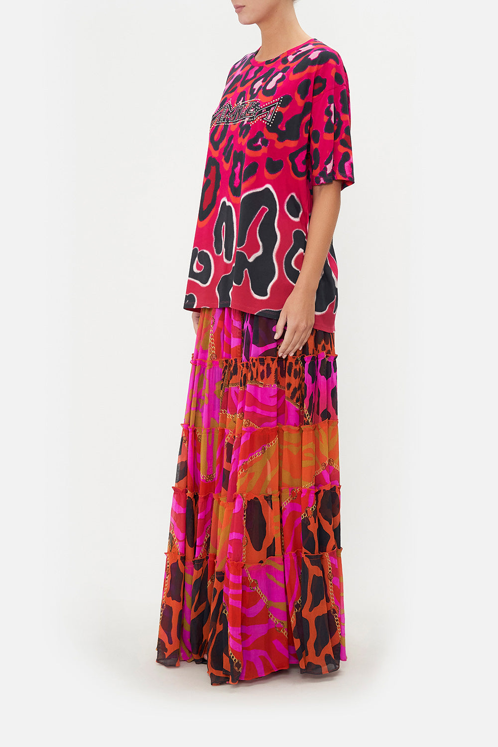 OVERSIZE BAND TEE ALWAYS CHANGE YOUR SPOTS