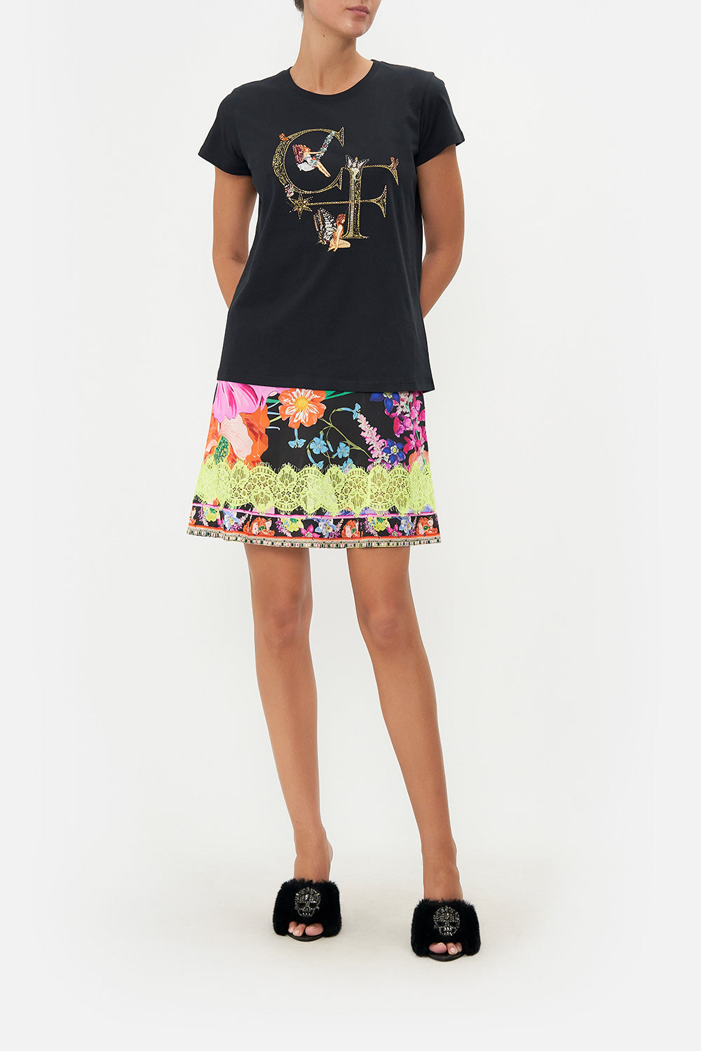 SLIM FIT ROUND NECK T-SHIRT TO CATCH A SPIDER