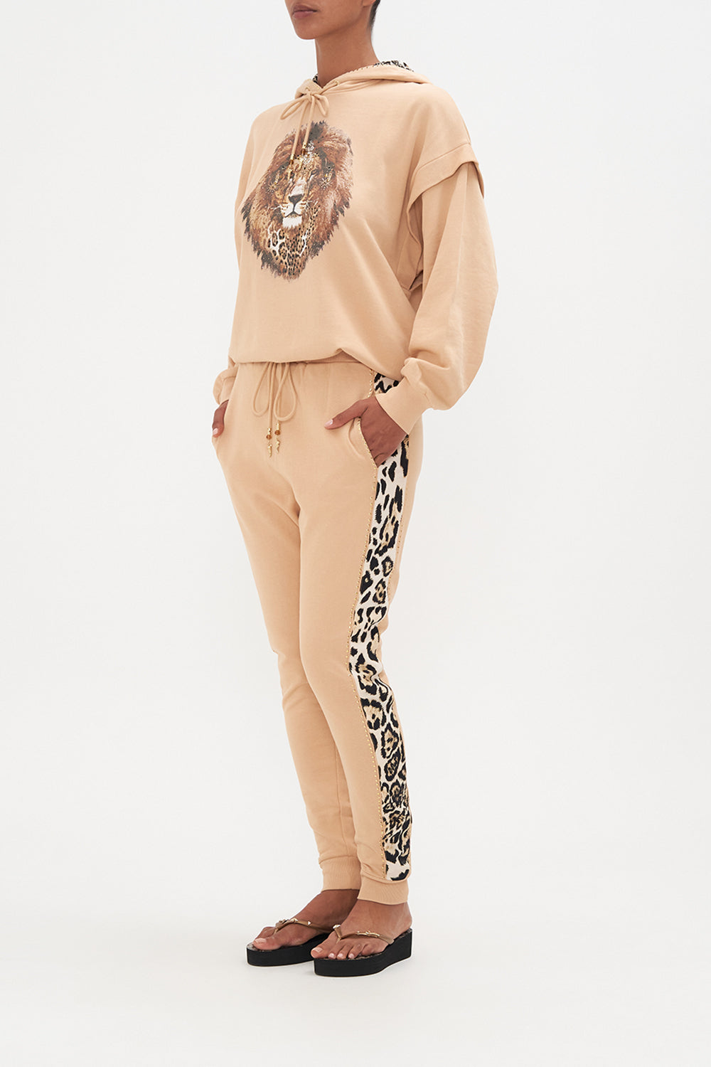 SIDE PANEL JERSEY PANT KITTY KAT KLUB