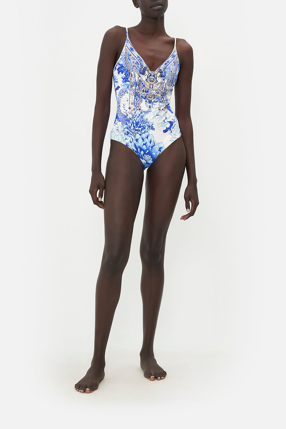 WIRED V-NECK ONE PIECE HEART OF A DRAGON