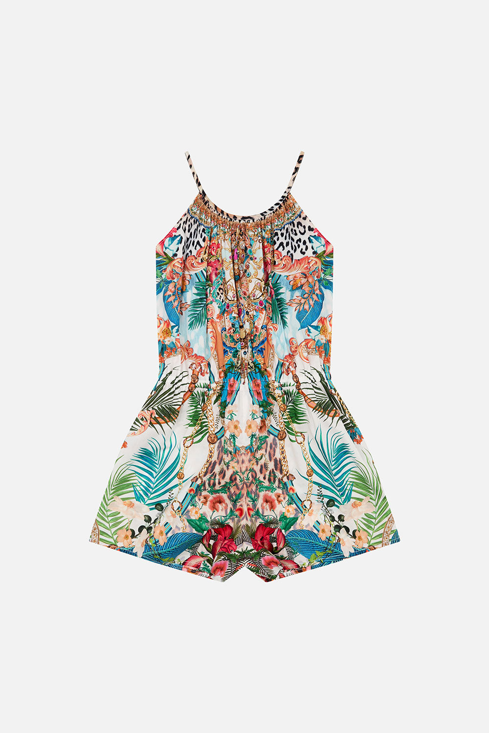 KIDS SHOESTRING STRAP PLAYSUIT 12-14 ROYALTY LOYALTY