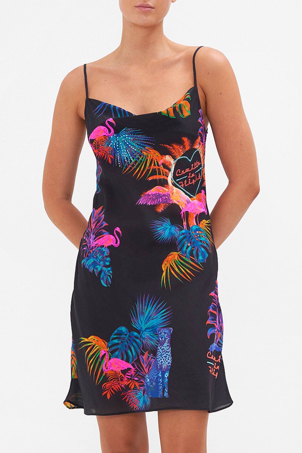 SHORT BIAS SLIP NEUGHTY NEON