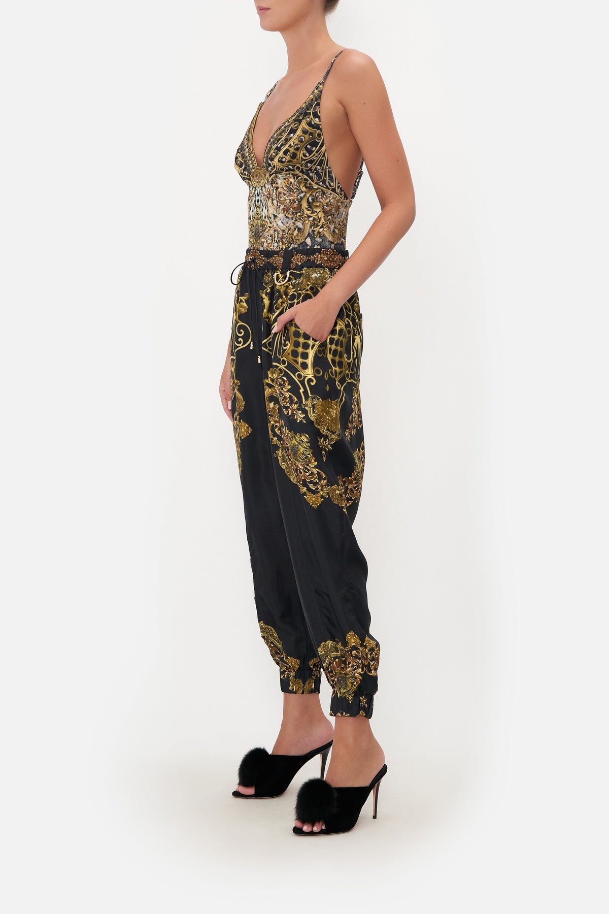 DROP CROTCH TRACK PANT SHADOWS OF ARMADA LOUNGE