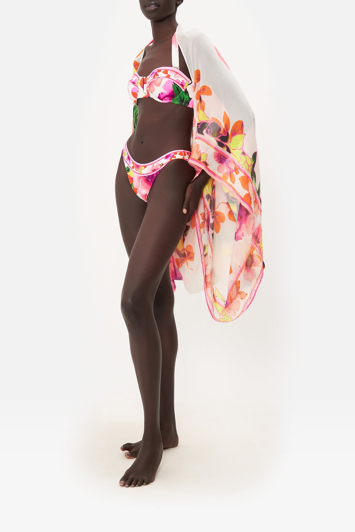 SILK SHRUG PRETTY AS A POPPY