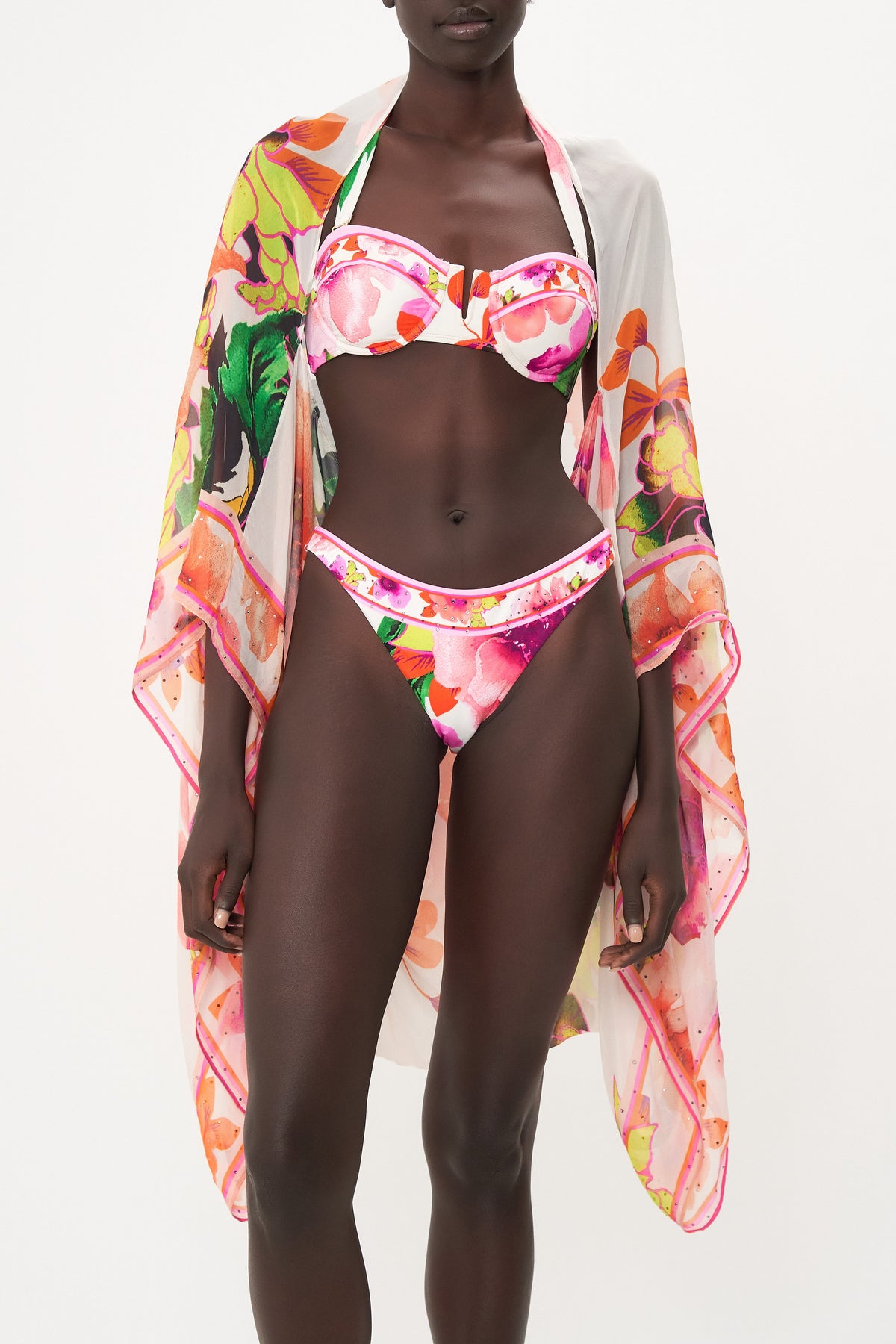 SILK SHRUG PRETTY AS A POPPY