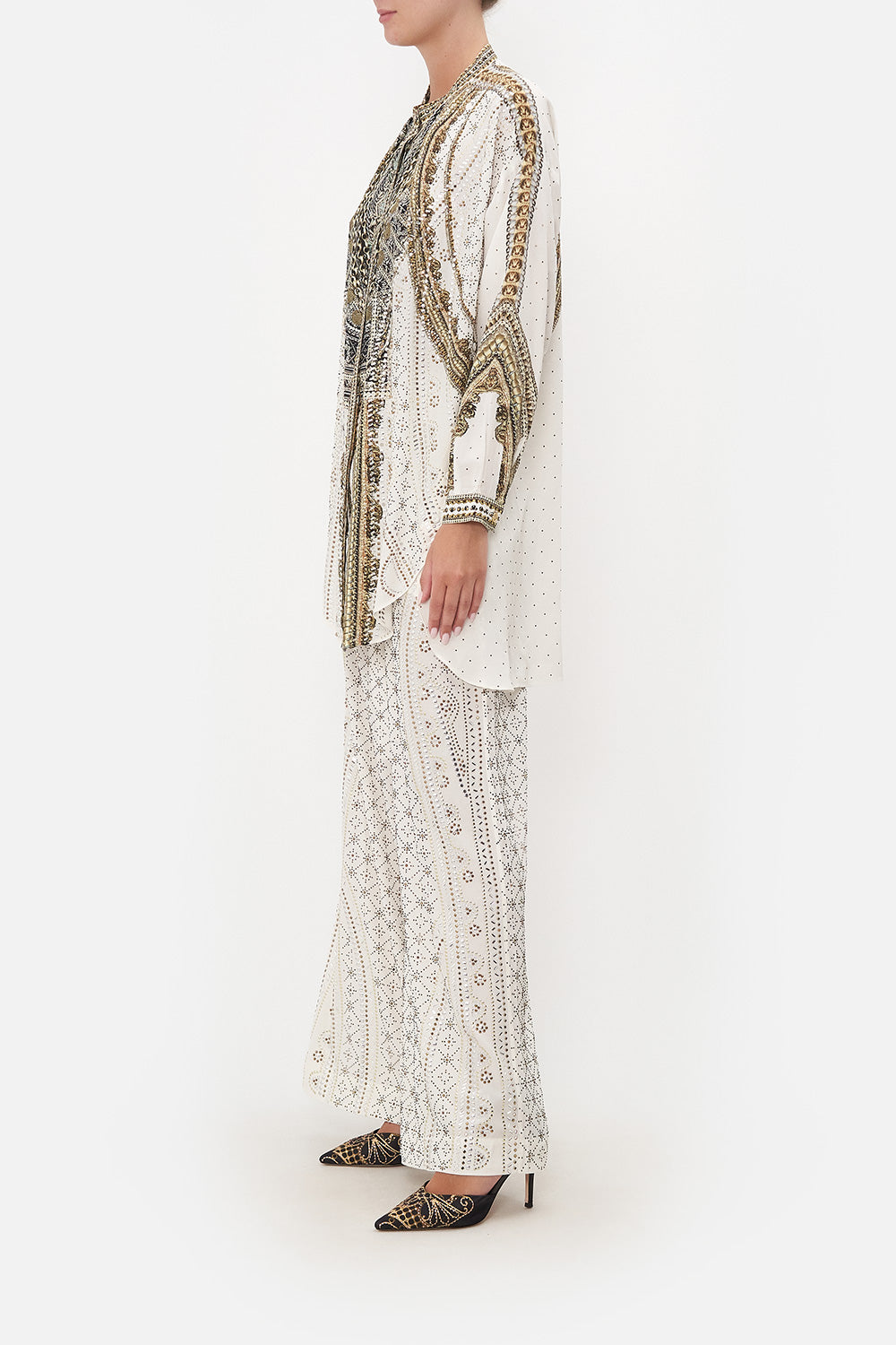 SHIRT WITH SIDE BUTTONS LUXE ESPIRITU