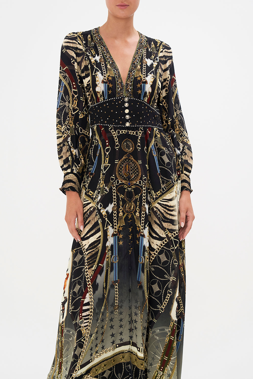 BUTTON DRESS WITH SHAPED WAISTBAND BOSS OF THE BRUMBIES