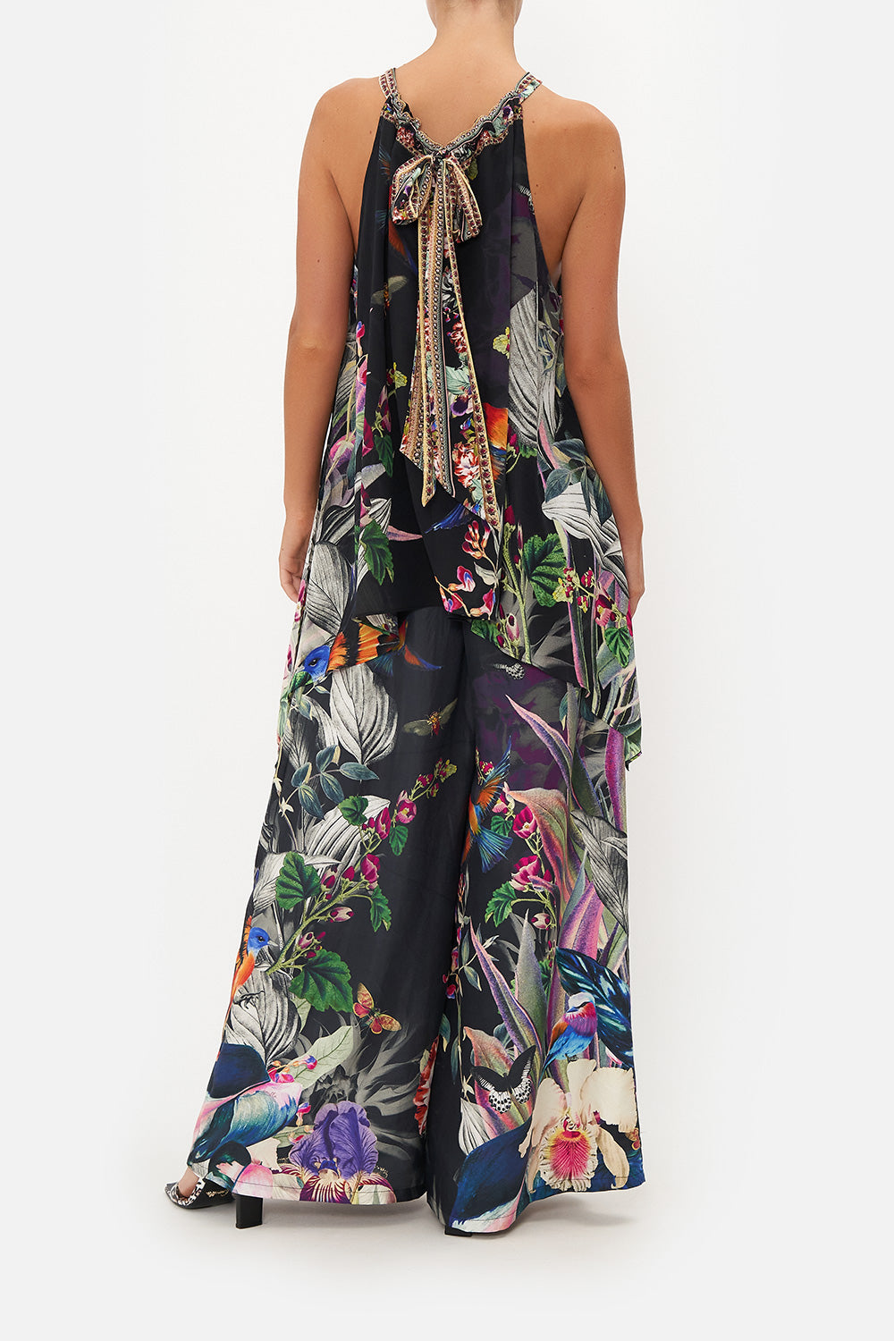 DRAWSTRING NECK TANK PARADISO PLACE