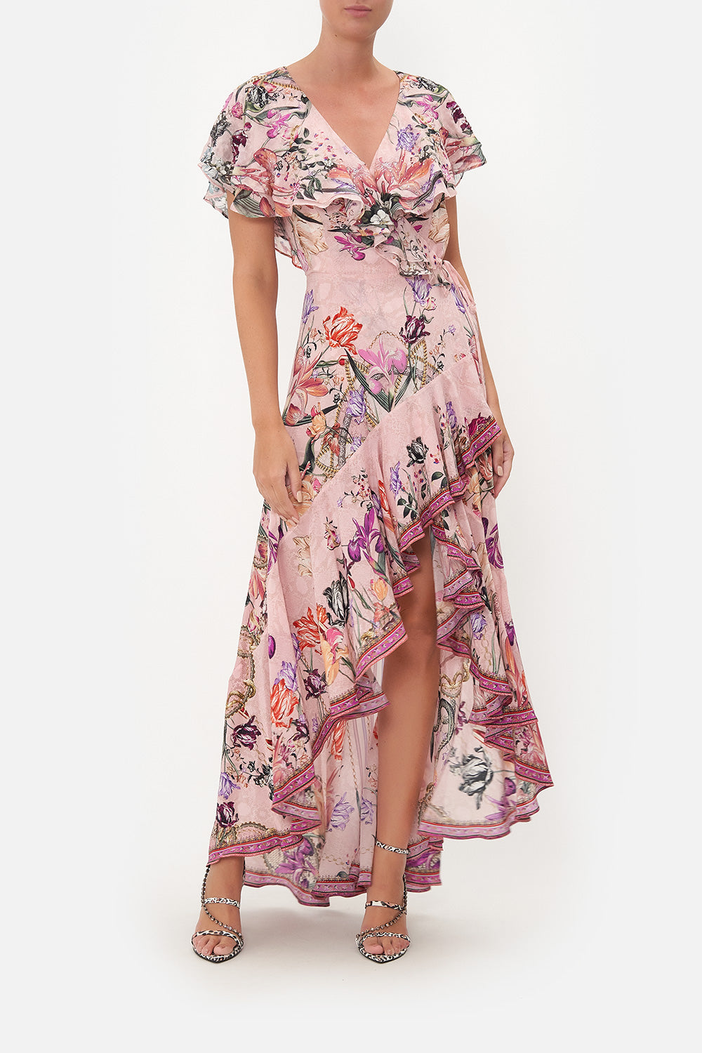 FRILL SLEEVE LONG DRESS MAD AS A SNAKE