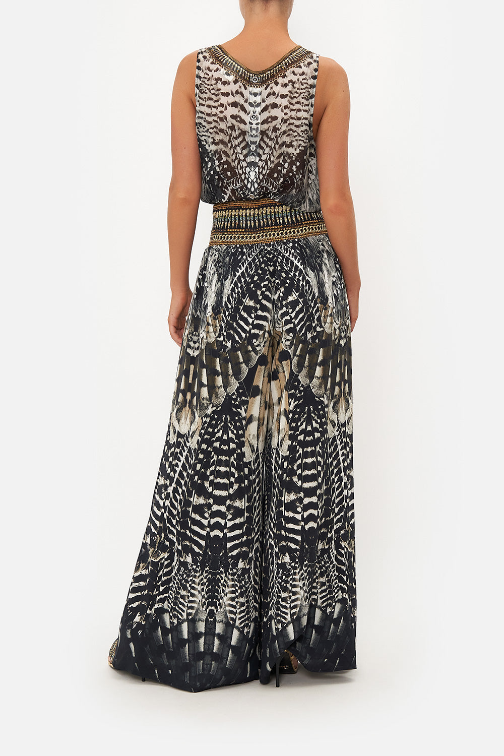 SHIRRED WAIST PANT NIGHT OWL