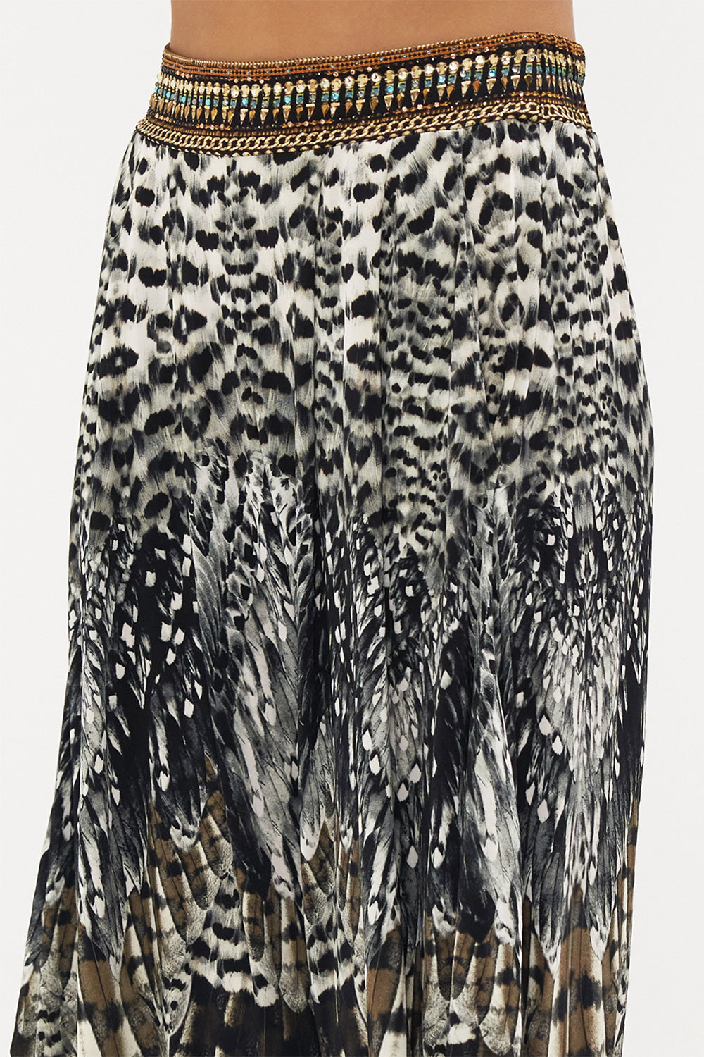 JERSEY DRAPE PANT WITH POCKET NIGHT OWL