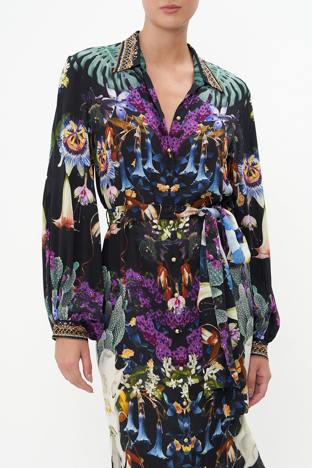 HIGH LOW MIDI SHIRT DRESS HYPNOTISE ME