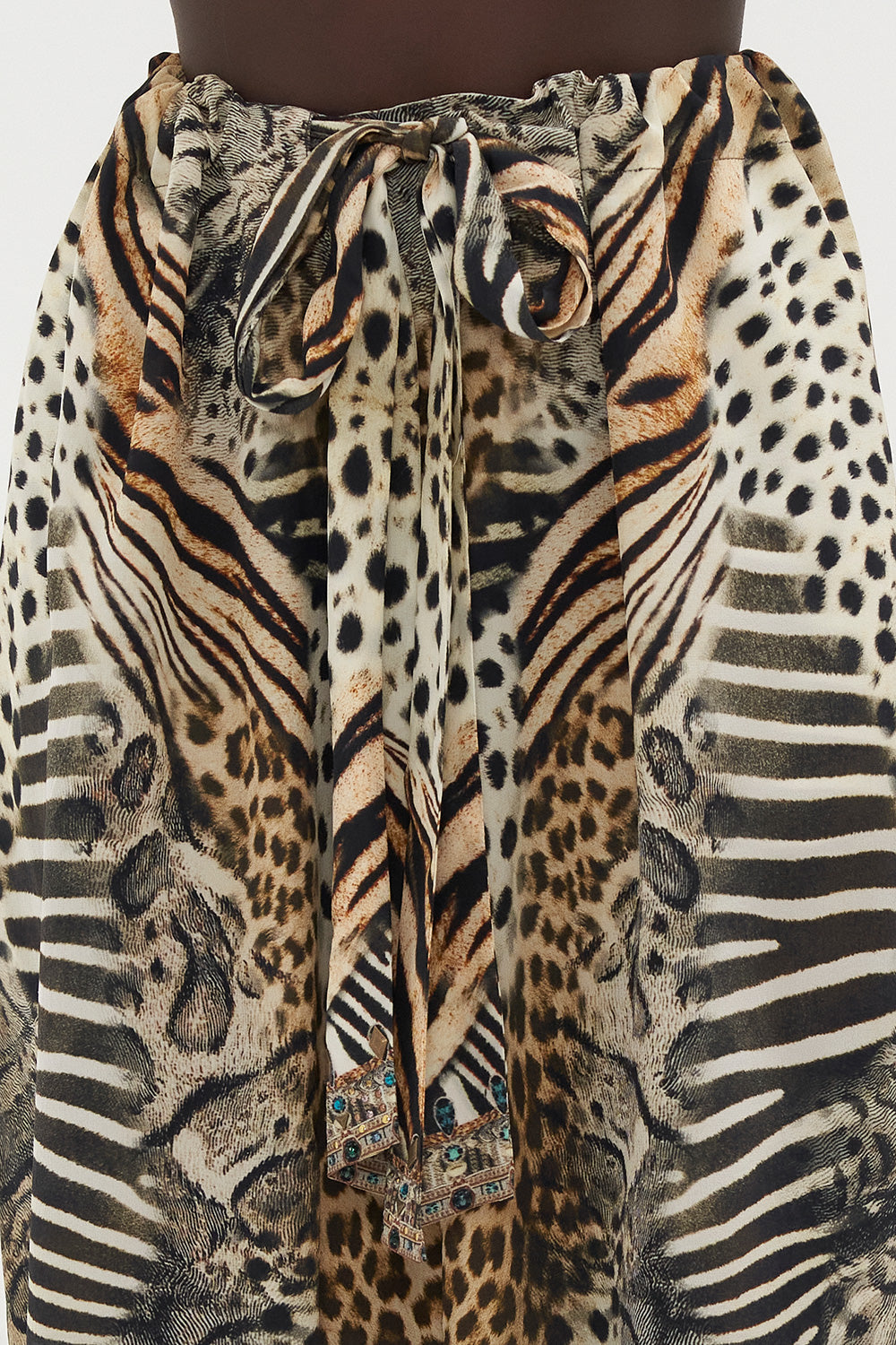 LOUNGE TROUSER WITH WAIST TIE FOR THE LOVE OF LEO