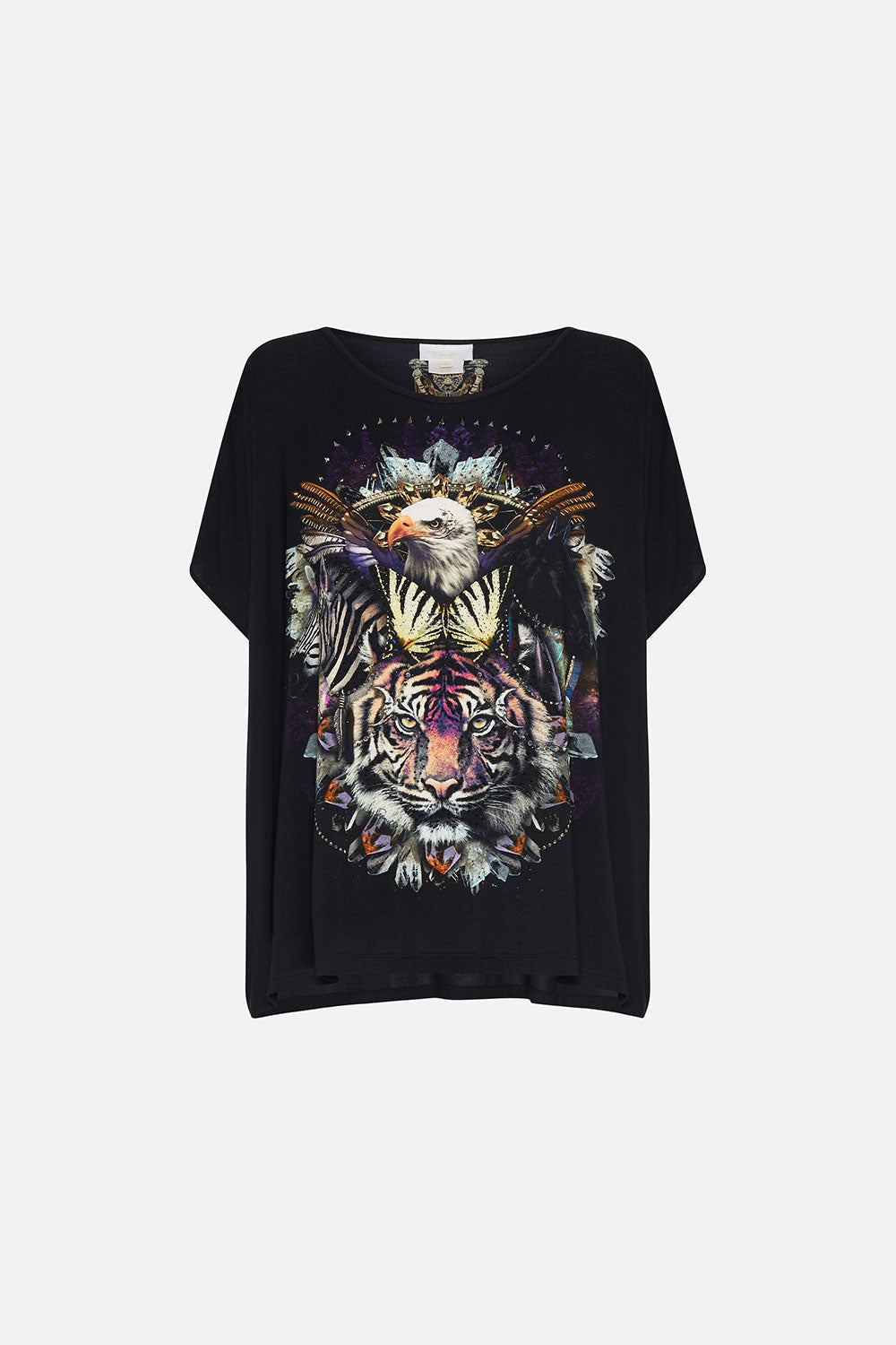 LOOSE FIT ROUND NECK TEE WHATS NEW PUSSYCAT