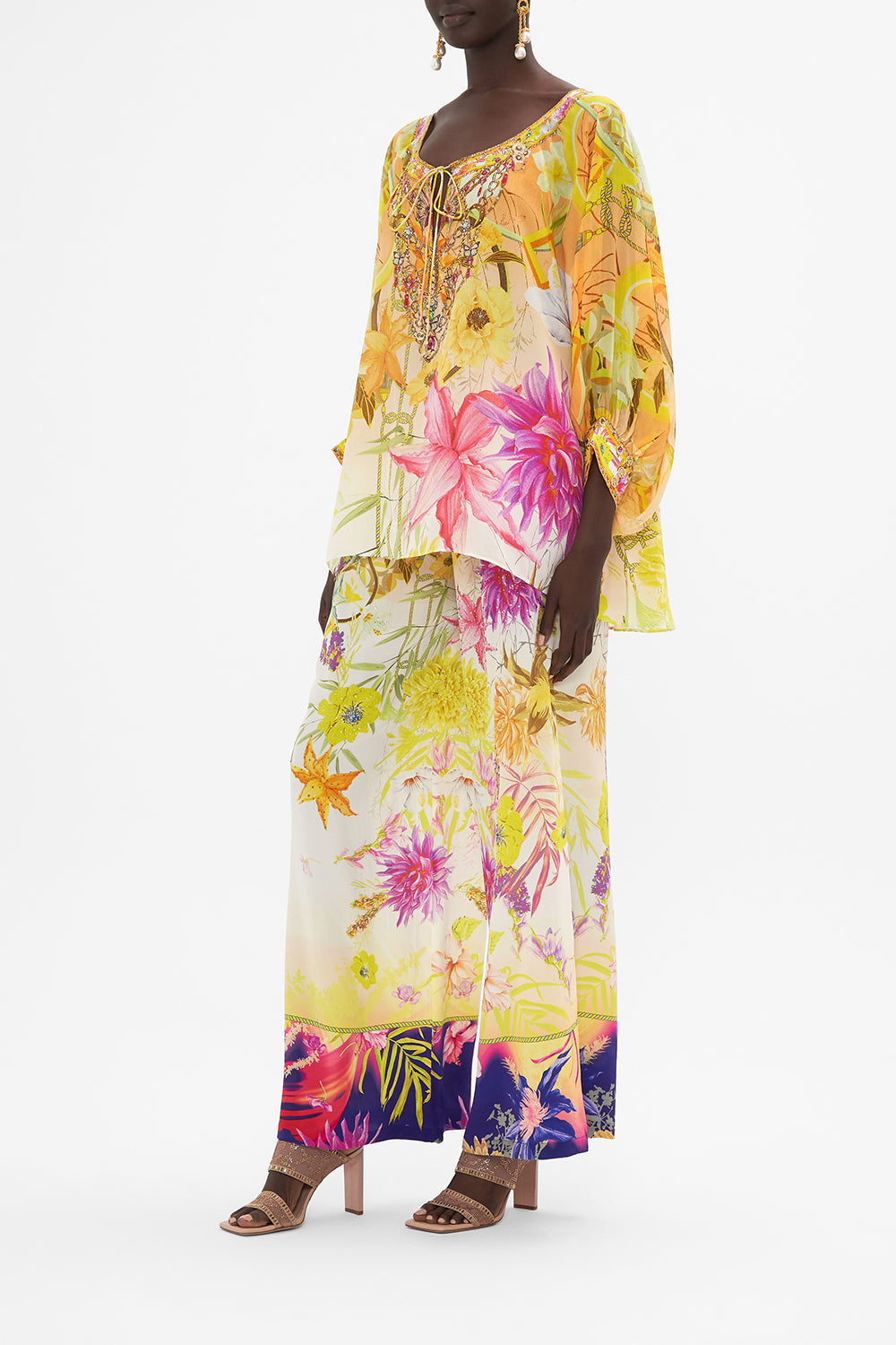 RAGLAN SLEEVE BLOUSE WITH CUFF HOW DOES YOUR GARDEN GROW