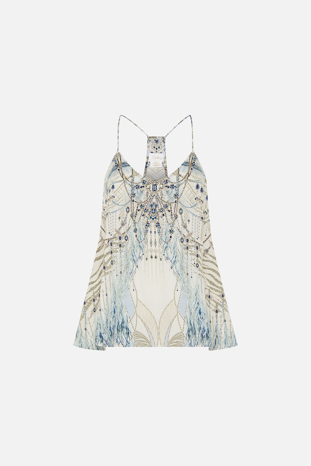 T BACK SHOESTRING TOP MOON AND BACK