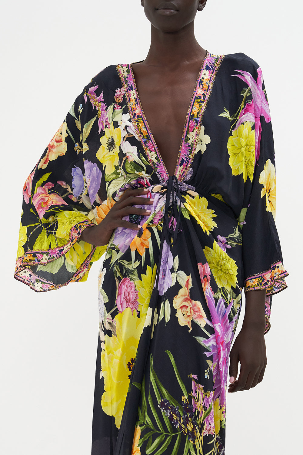 DRAWCORD DETAIL DRESS PEACE BE WITH YOU