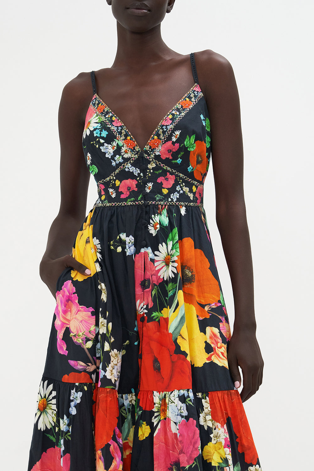 TIERED BODICE DRESS DIVINE DIVINITY