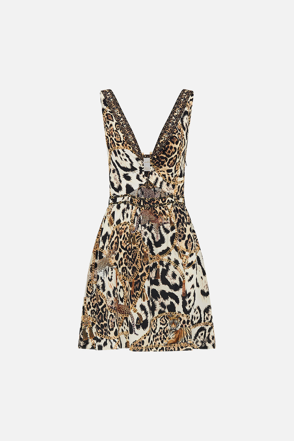 SHORT V NECK CUTOUT DRESS ROLE CALL