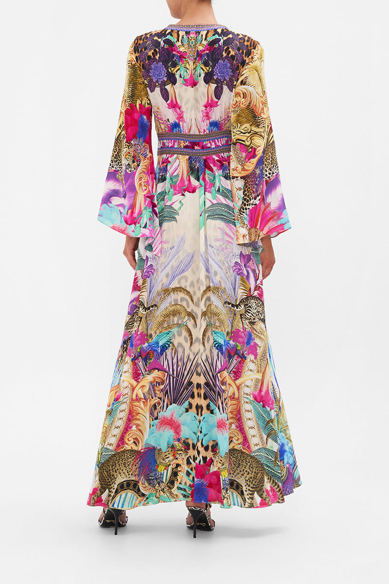 Kimono Sleeve Relaxed Dress - Chocolate main image 1