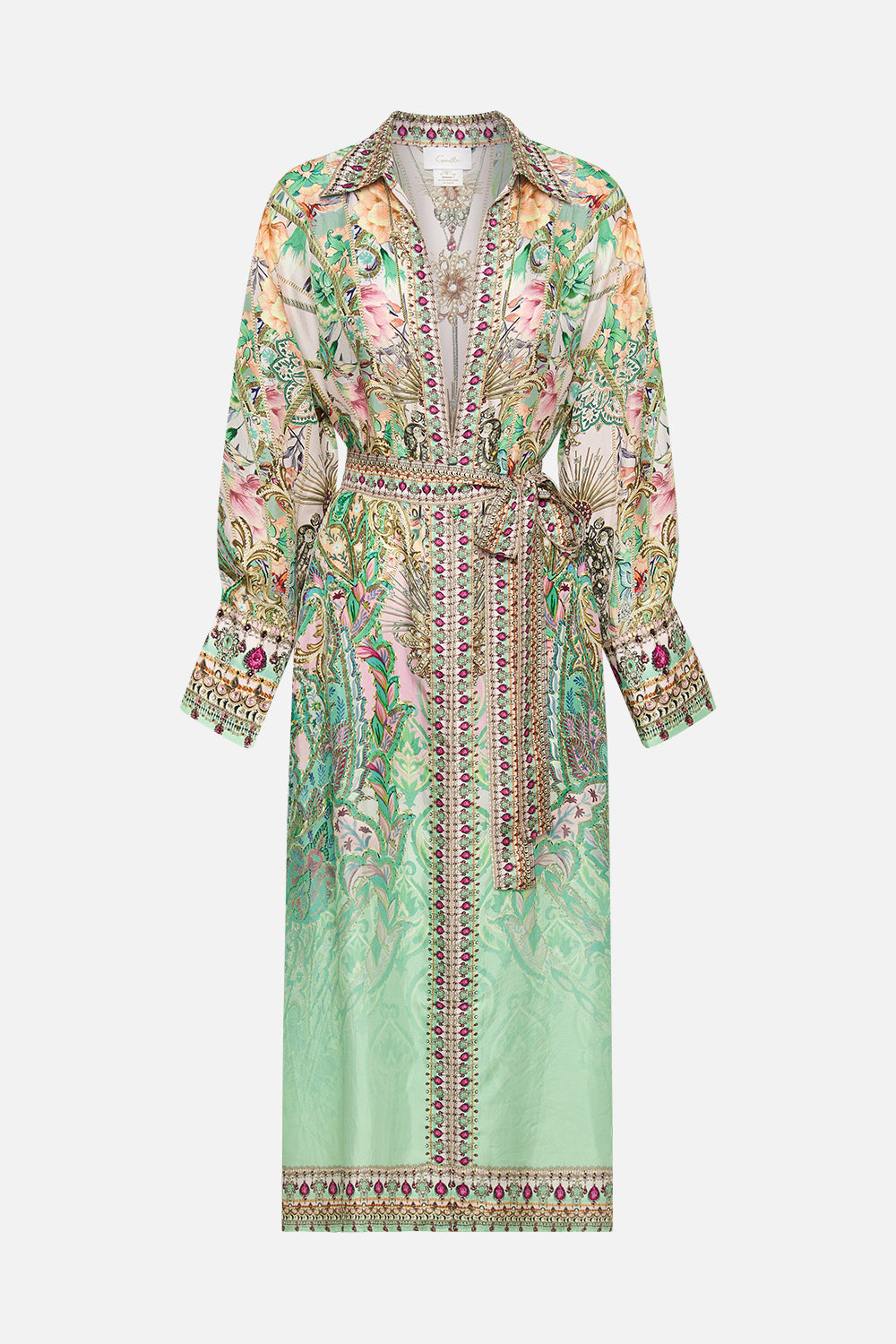 Layer With Collar Lost City print by CAMILLA