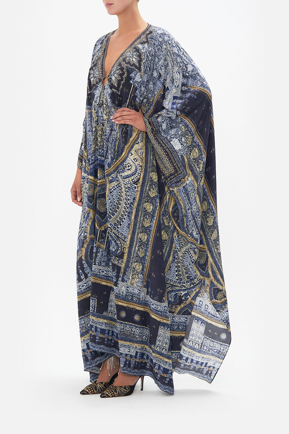 SPLIT SLEEVE KAFTAN WITH HARDWARE FOREVER FAMILY