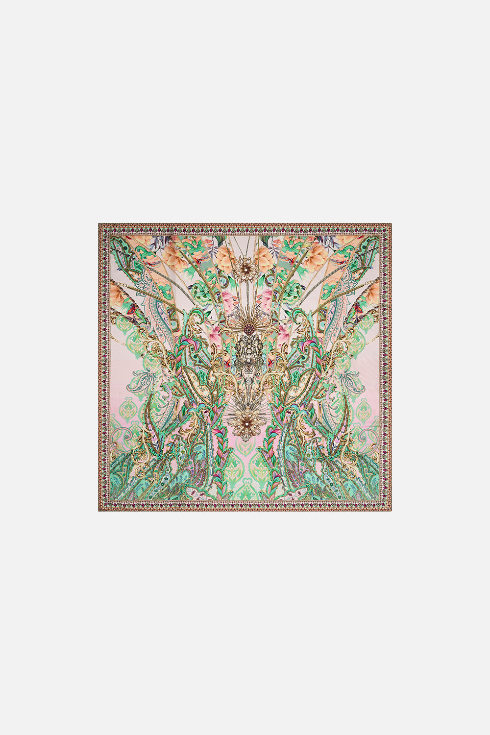 LARGE SQUARE SCARF LOST CITY