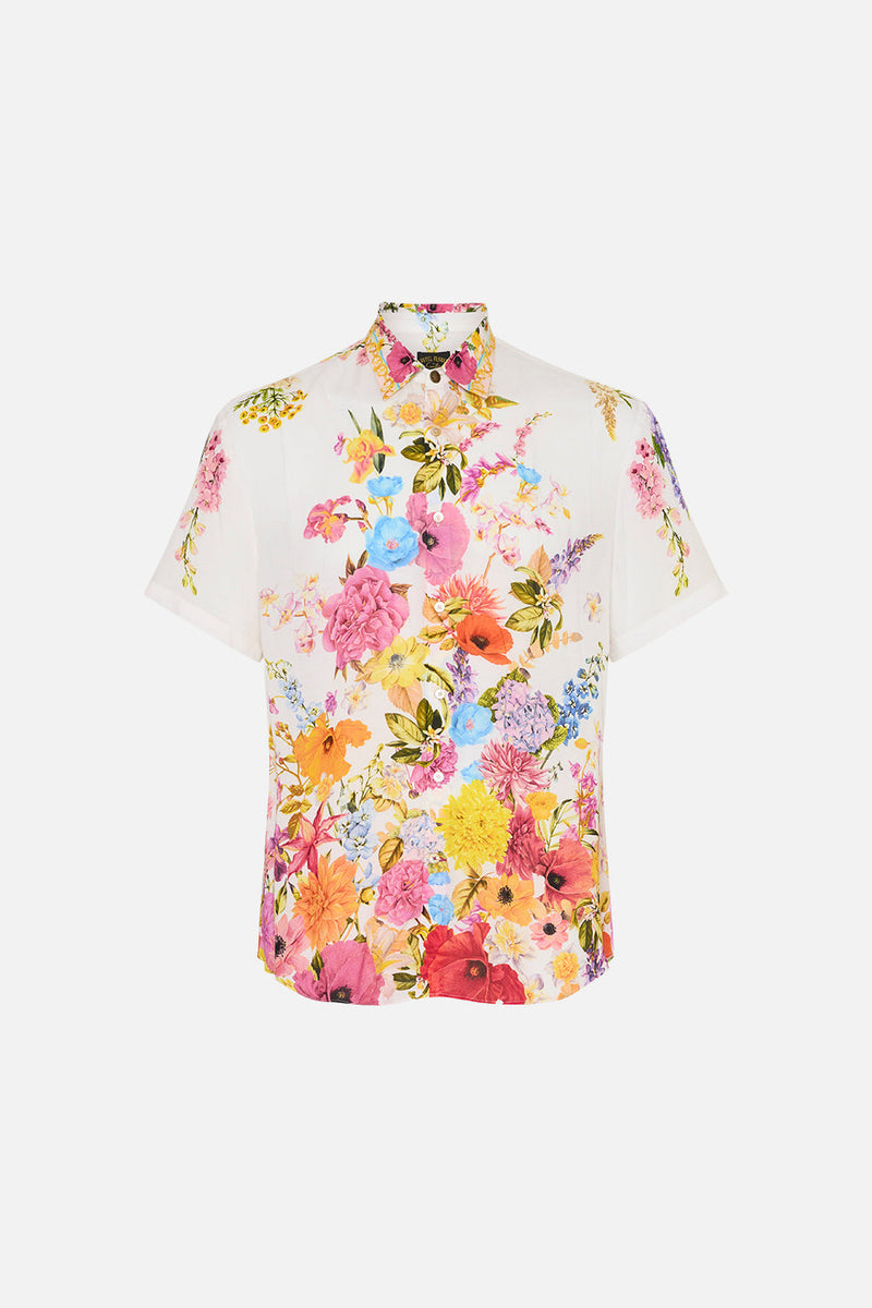 CAMILLA Button Shirt with Frill Detail - Seville Sweetheart main image 1