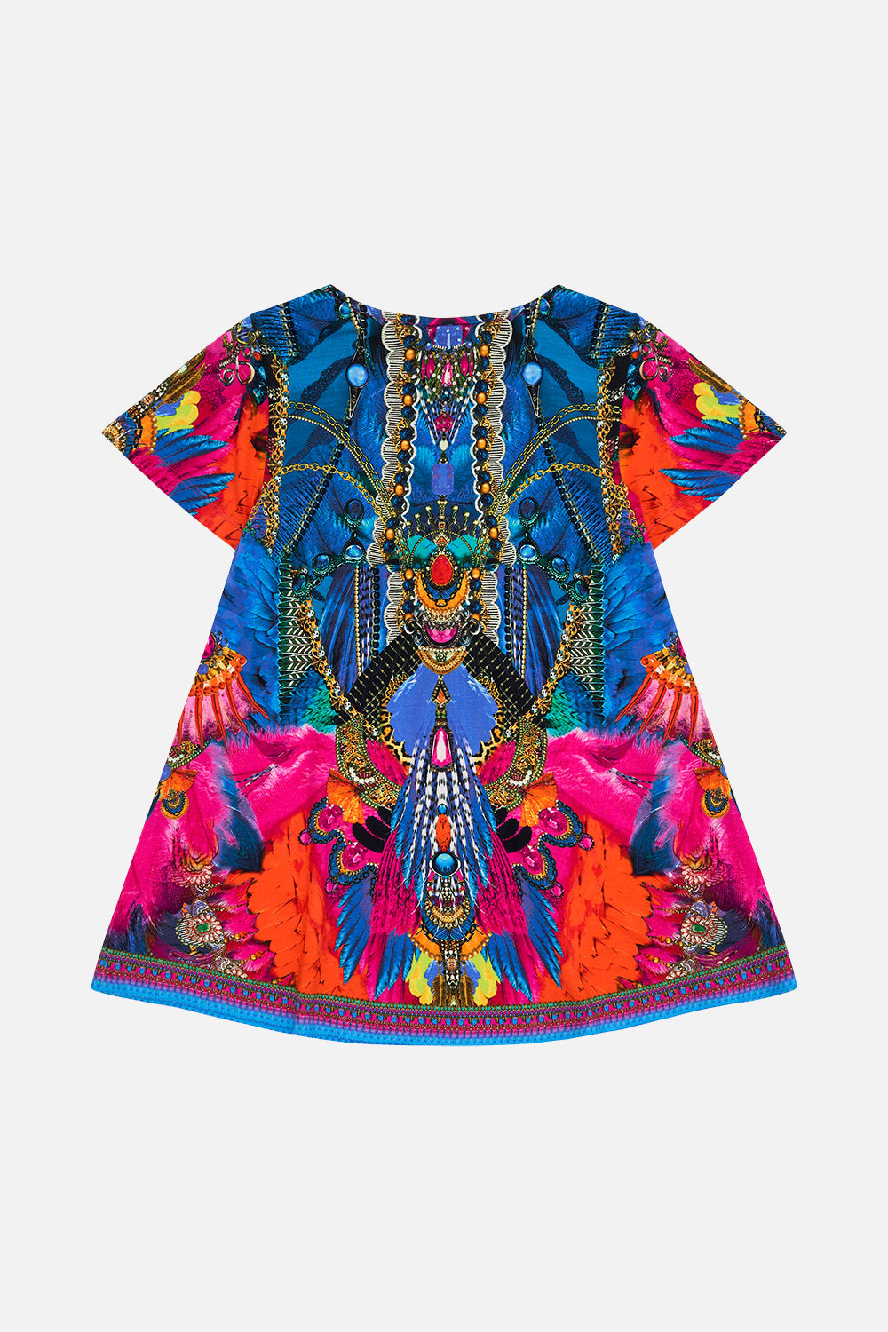 KIDS T-SHIRT DRESS WITH FLARE HEM 4-10 DANCING WITH DESTINY