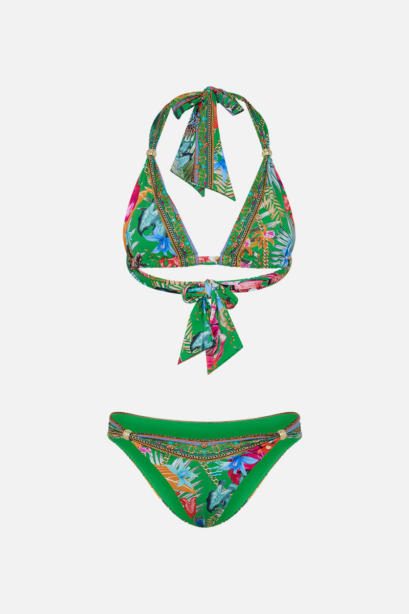 SOFT TIE BIKINI WITH TRIM DUTCH IS LIFE