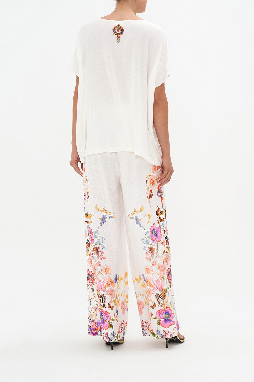 LOOSE FIT ROUND NECK TEE SPIDER GIRL