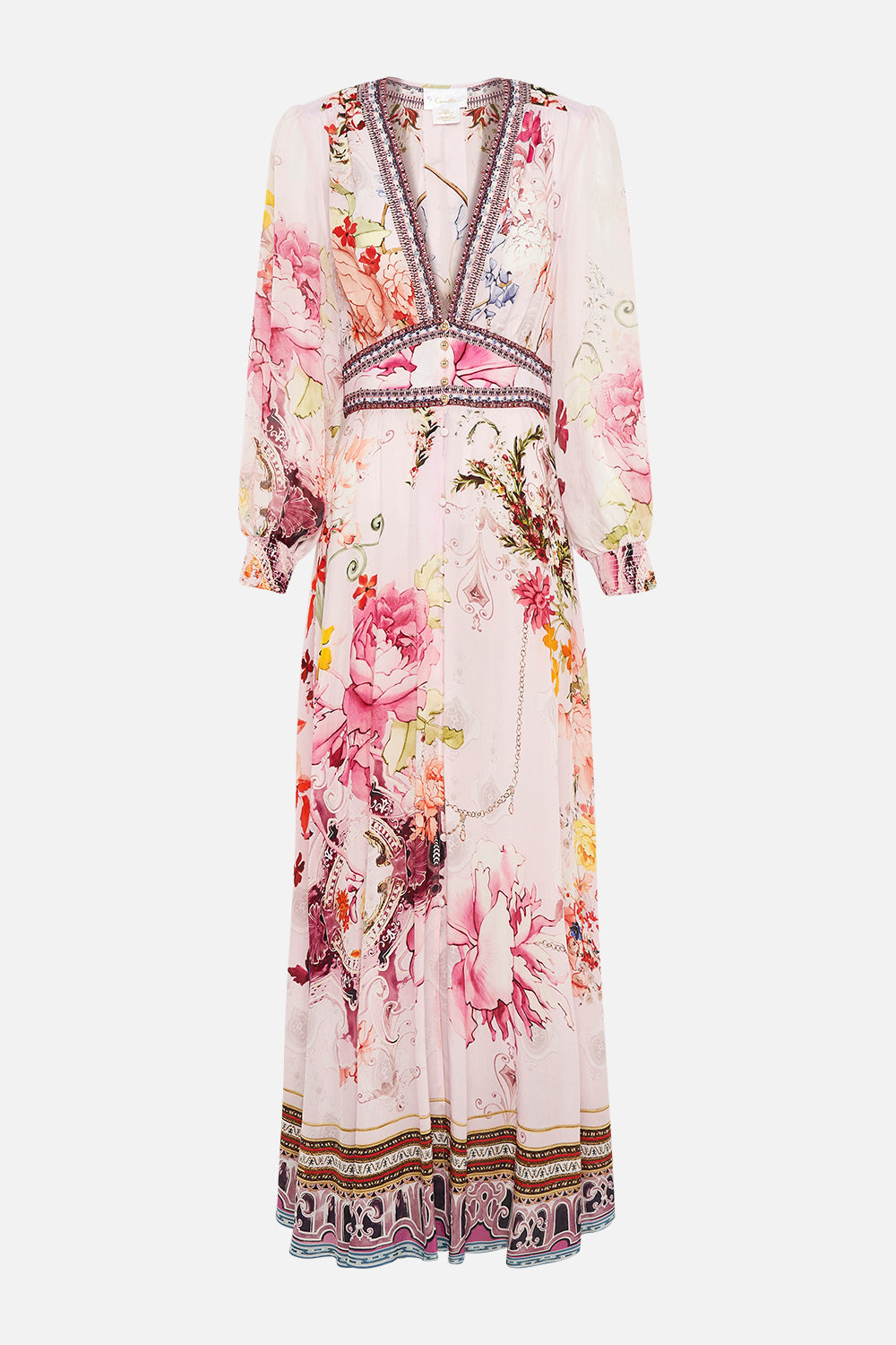 BUTTON DRESS WITH SHAPED WAISTBAND ST GERMAINS GIRL