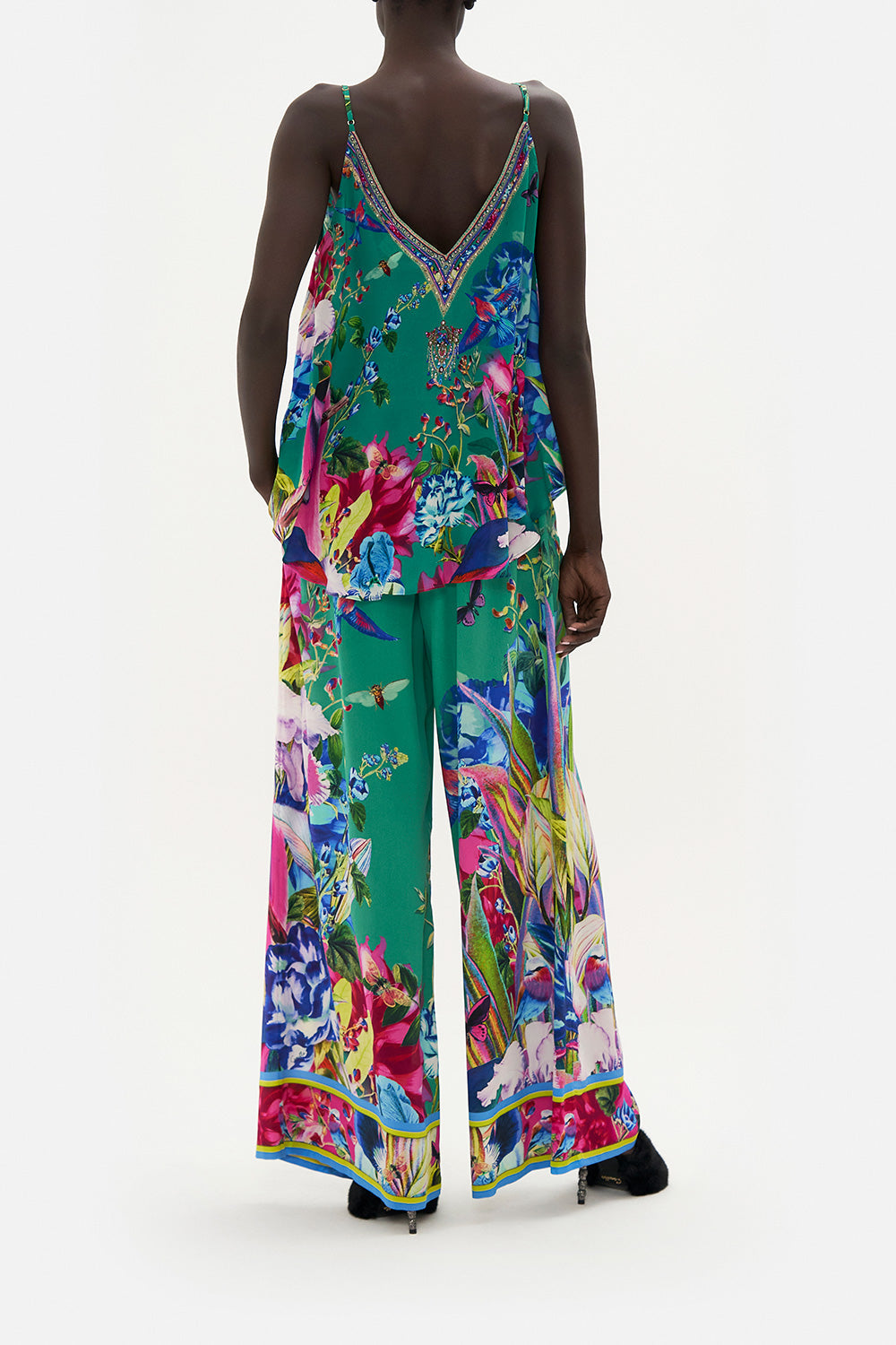 V NECK CAMI RUN FROM PARADISE