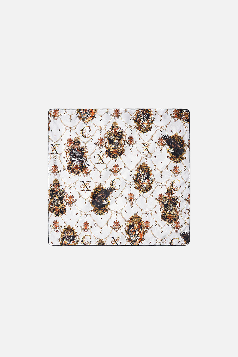 LARGE SQUARE CUSHION TIGER TRAP