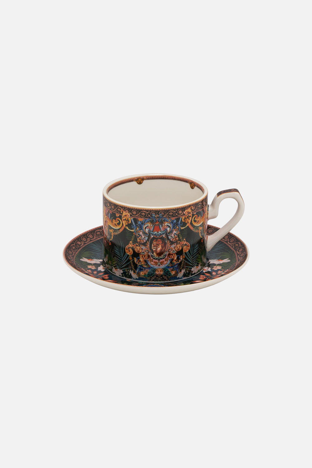 TEA CUP AND SEUCER SET FEARLESS FELIS