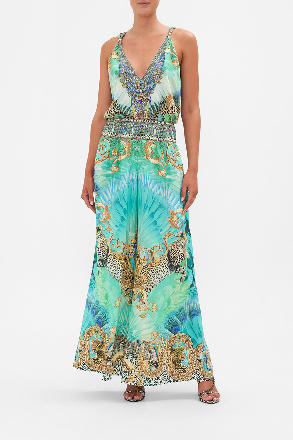 SHIRRED WAIST PANT LAY OF THE LAND