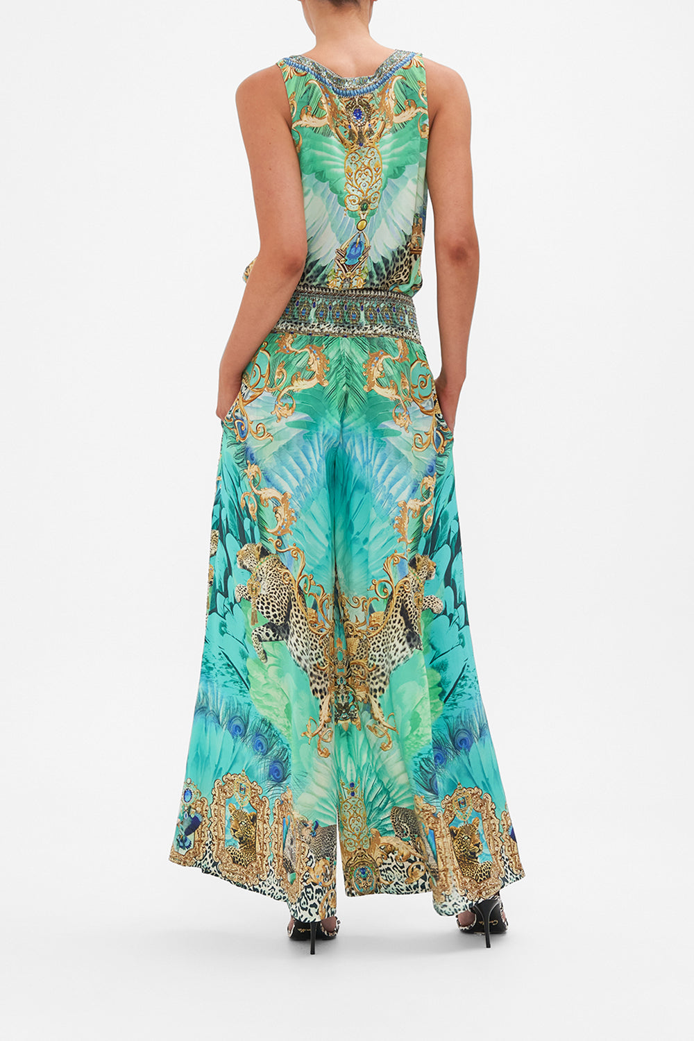 SHIRRED WAIST PANT LAY OF THE LAND