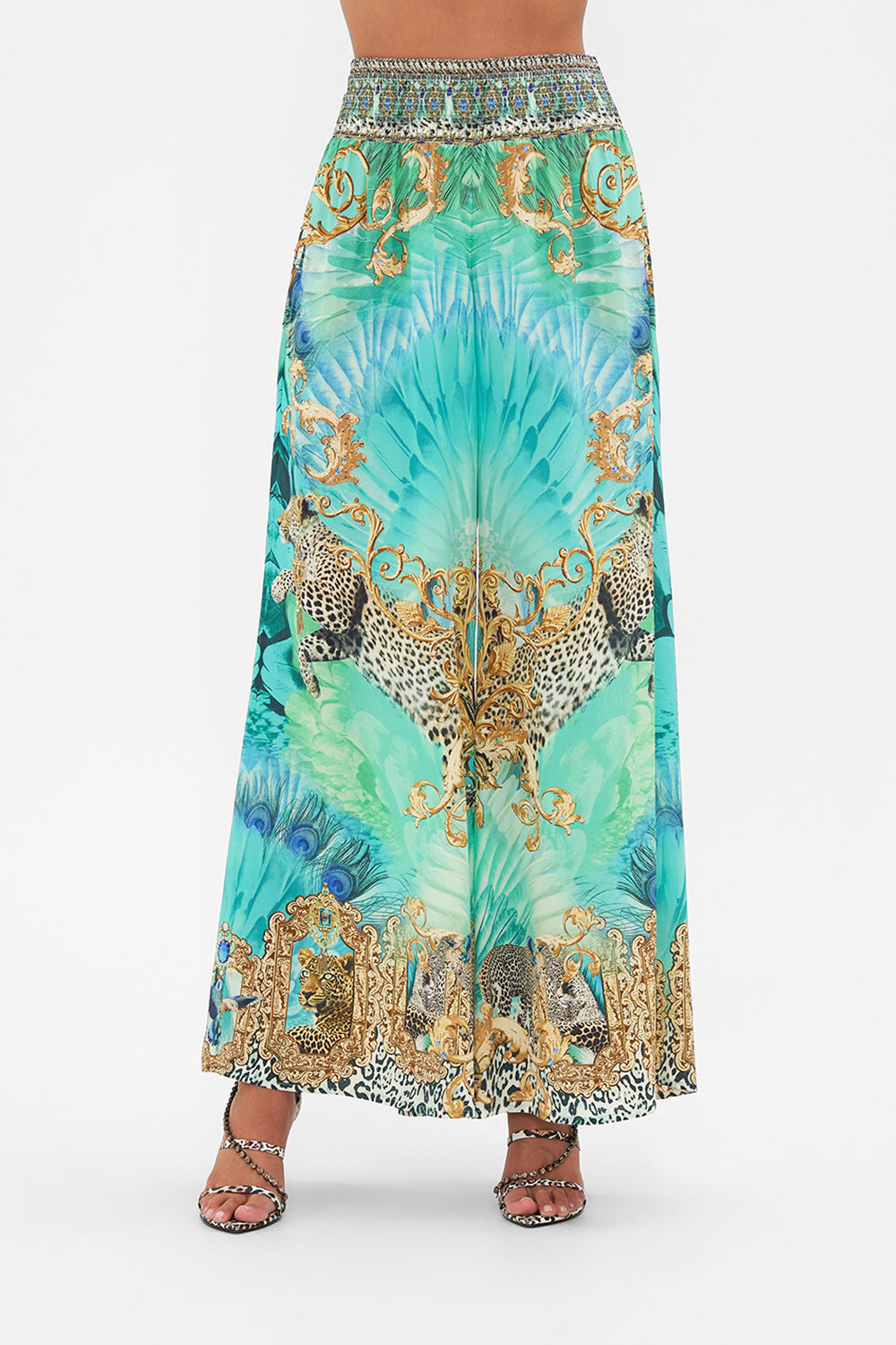 SHIRRED WAIST PANT LAY OF THE LAND