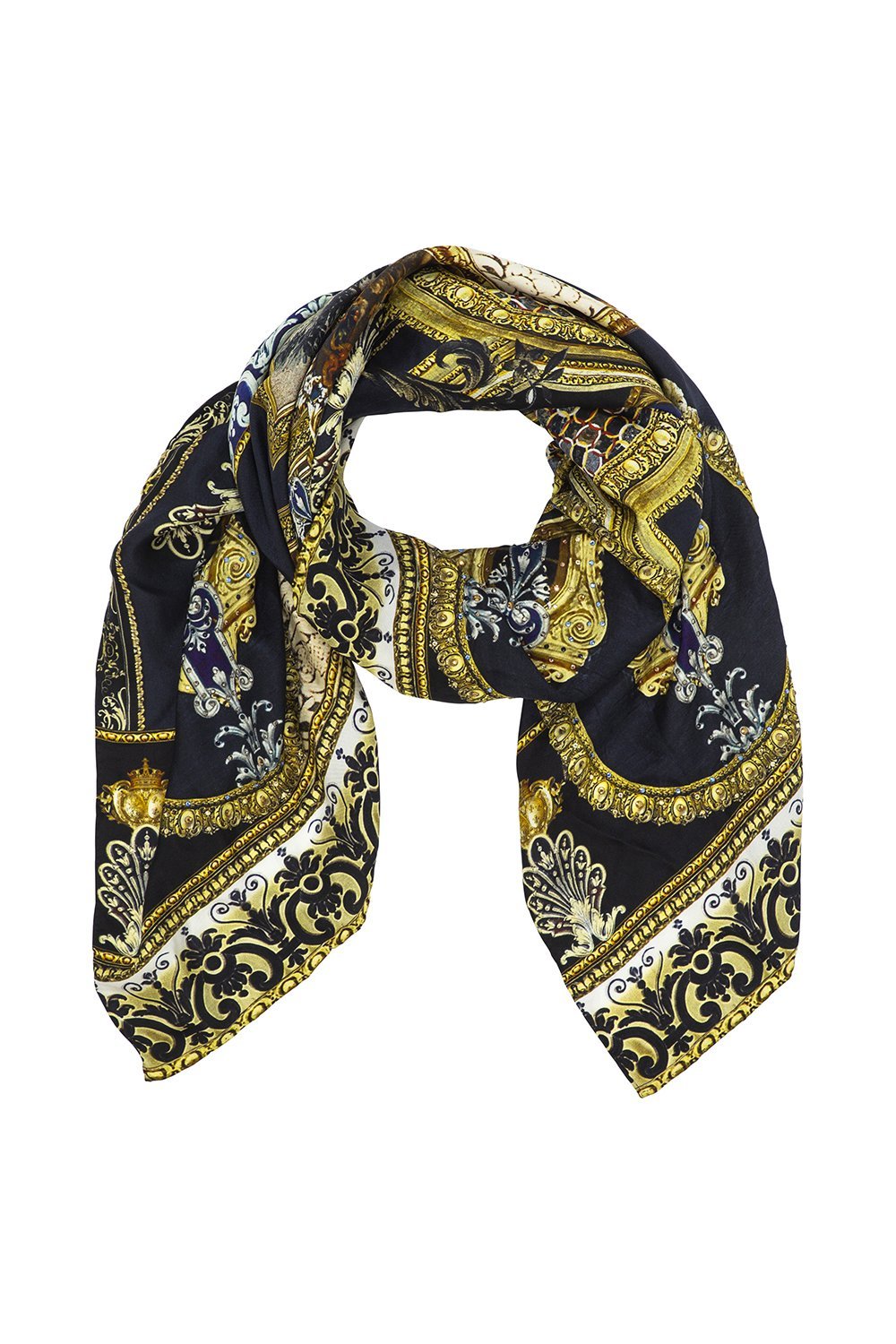 SQUARE SCARF MIDNIGHT MEETING