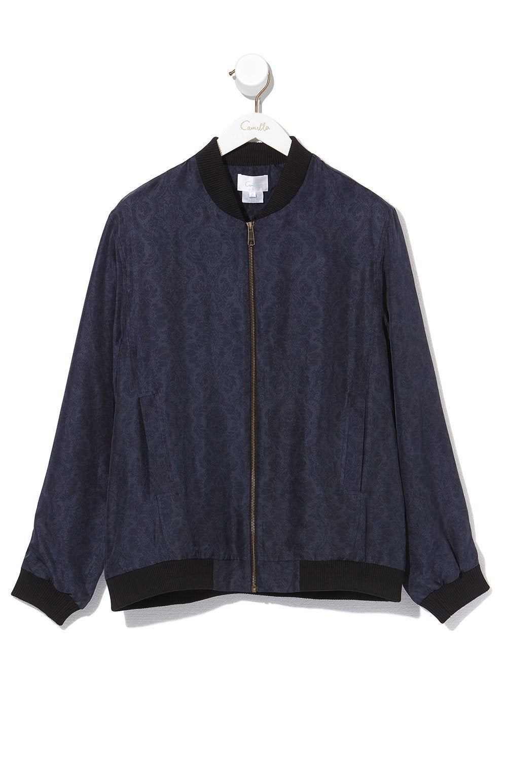 MENS BOMBER JACKET MIDNIGHT MEETING